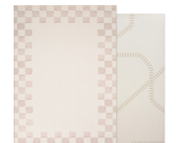 Large Foam Play Mat - Honey Border/Rail