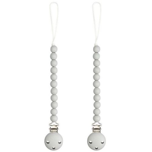 Pacifier Clip for Boys and Girls by Comfy Cubs - Grey
