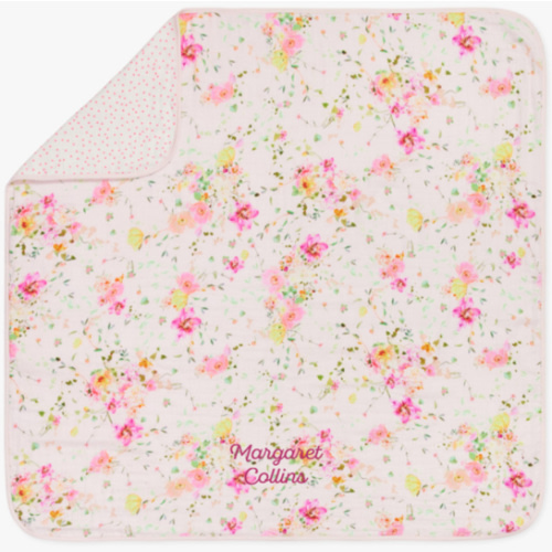 Monique Lhuillier Jolie Oversized Muslin Baby Blanket