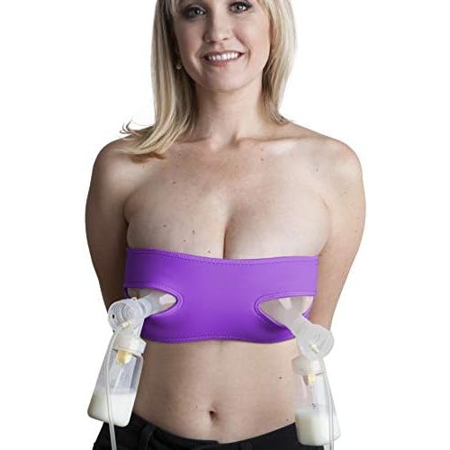 Pump Strap Hands-Free Pumping Bra, Breast Pump Bra for Breastfeeding Pumps for Women, Hands Free Pumping Bustier