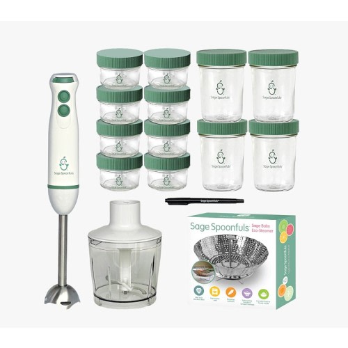 Sage Spoonfuls 17-Piece Baby Food Bundle