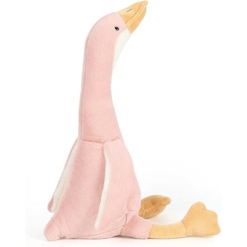 Goose Stuffed Animal - Swan Plush Toys, Soft Smooth Goose Plush Toys, Stuffed Goose Plushies Doll Hugging Pillow Gifts for Kids Birthday Decor(Pink-23.6INCH)
