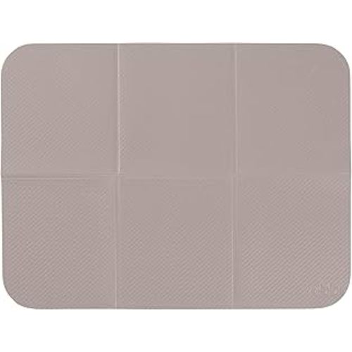 Ubbi On-The-Go Diaper Changing Baby Mat, Soft and Comfortable Diaper Bag Accessory Must Have for Newborns, Easy to Clean, Portable Folding Pad, Baby Traveling Accessories, Taupe