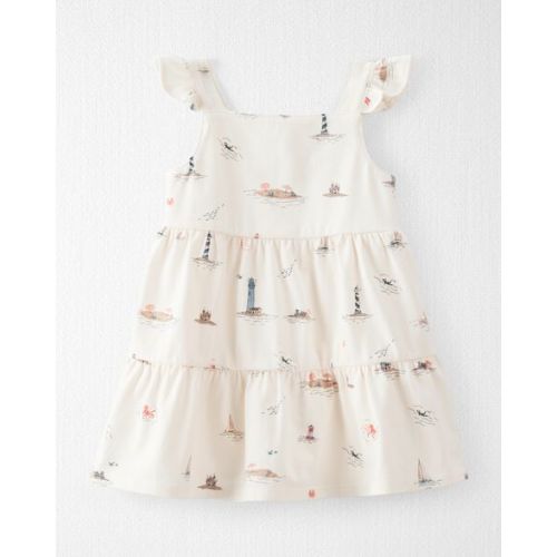 Baby Organic Cotton Dress in Coastal Vacation Print - Little Planet | Carter's