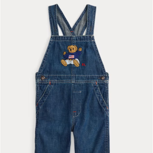 Polo Bear Indigo Denim Overall