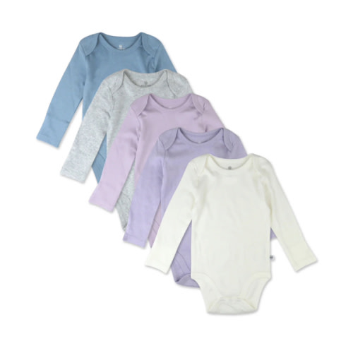 5-Pack Organic Cotton Long Sleeve Bodysuits | Honest Baby Clothing
