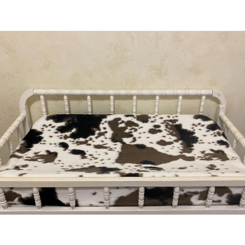Changing Pad Cover, Pony Minky, Brown, Black, White Minky Changing Pad Cover, Western Nursery Baby Bedding Accessories