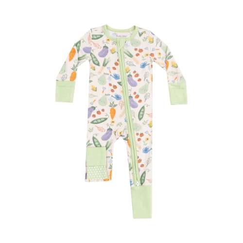 2 Way Zipper Romper - Veggie Patch – Sweet P Baby