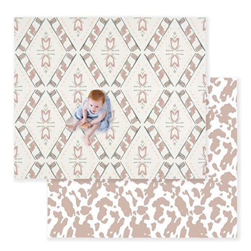 JumpOff Jo Baby Play Mat - Large Folding Foam Play Mat for Infants, Babies, Toddlers, Waterproof, Double-sided (70" x 59") - Westbound