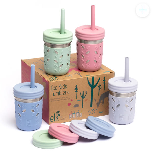 Stainless Steel 10oz Drinking Tumblers + Food Storage