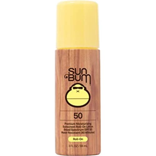 Sun Bum Original SPF 50 Sunscreen Roll-On Lotion | Vegan and Hawaii 104 Reef Act Compliant (Octinoxate & Oxybenzone Free) Broad Spectrum Moisturizing UVA/UVB Sunscreen Lotion with Vitamin E | 3 oz