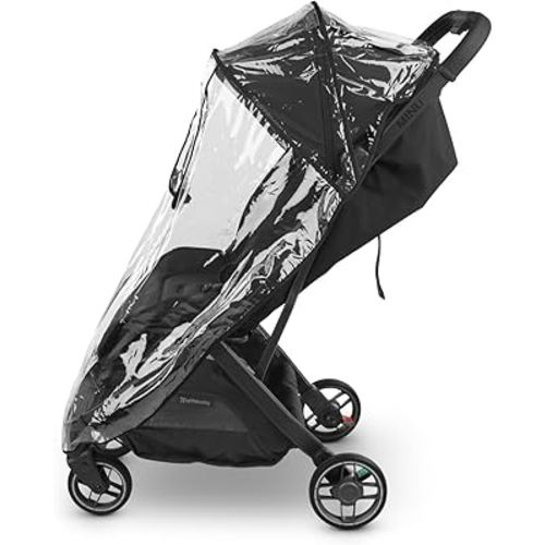 UPPAbaby Minu V3 Rain Shield - Waterproof and Windproof Coverage - Ventilated Design - Quick Attachment - Easy Access to Child