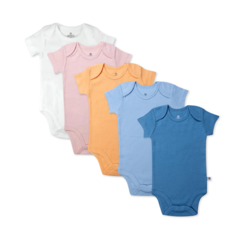 5-Pack Organic Cotton Short Sleeve Bodysuits | Honest Baby Clothing