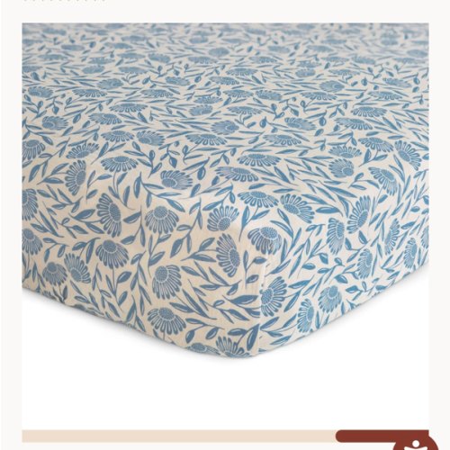 Mushie Extra Soft Muslin Crib Sheet – Babyletto