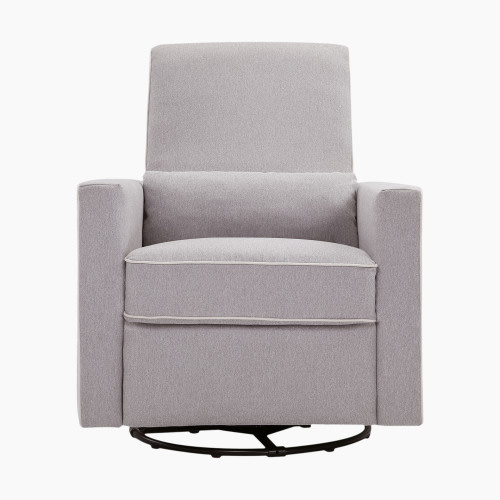 daVinci Piper Recliner - Grey With Cream Piping