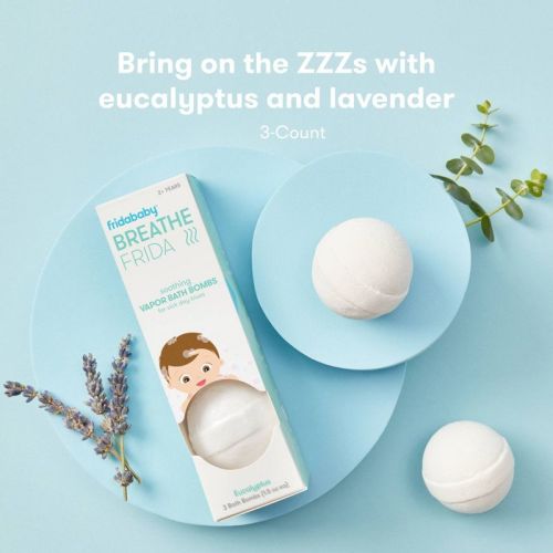Frida Baby Natural Vapor Bath Bombs For Sick Day Comfort - Breathefrida Vapor Bath Bombs - 3ct