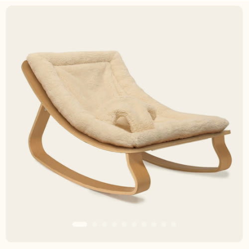LEVO Baby Rocker in natural wood – Charlie Crane Paris