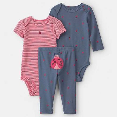 Baby Girl Carter's 3-Piece Bodysuit & Pant Set