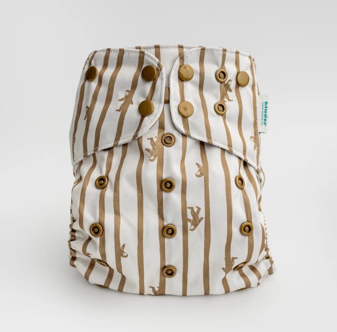 Fantasy: Essentials Pocket Cloth Diaper with Athletic Wicking Jersey, Grows with your Baby - Sasquatch