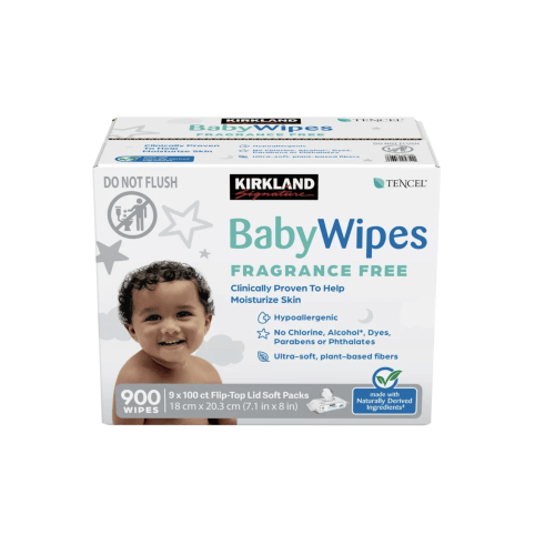 Kirkland Signature Baby Wipes Fragrance Free, 900-count | Costco