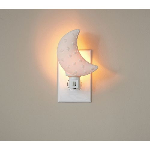 Ceramic Moon Nightlight (5")