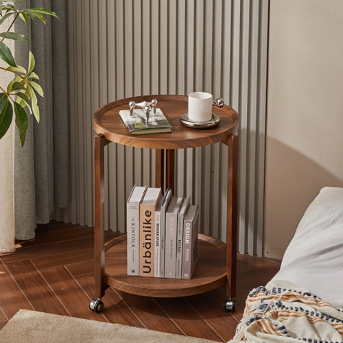 Millwood Pines 1pc, Movable Small Cart, Side Table, Living Room Coffee Table, Sofa, Kitchen Cart, Storage Rack, Movable Coffee Table | Wayfair