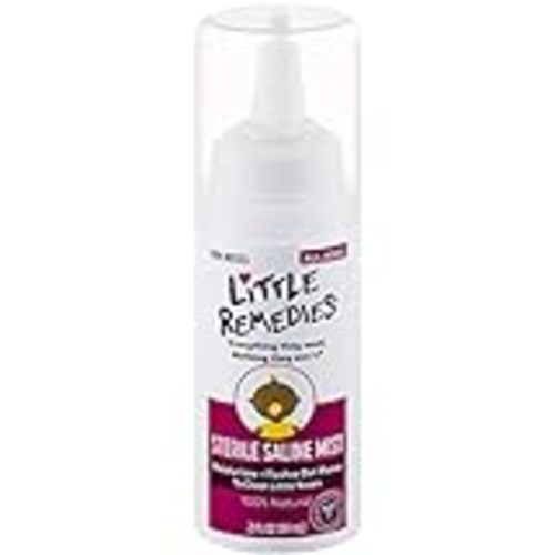 Amazon.com: Little Remedies Sterile Saline Nasal Mist, Safe for Newborns, 3 oz : Baby