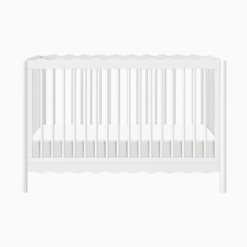 babyletto Swell 4-in-1 Convertible Crib with Conversion Kit - White