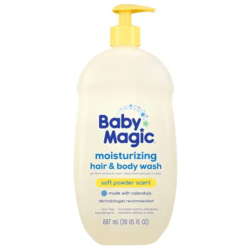 Baby Magic Moisturizing Hair & Body Wash | Specially Formulated for Baby's Delicate Skin | Tear-Free | Calendula & Coconut | 30 fl oz.