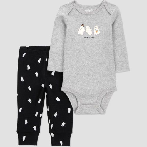 Carter's Just One You® Baby 2pc Ghost Top & Bottom Set - Gray