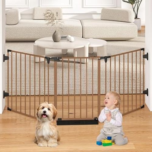 29.4-78" Extra Wide Baby Gate, Long Dog Gates Indoor for Stairs