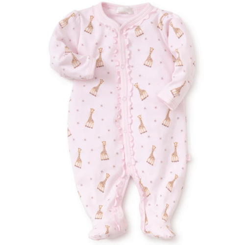 Sophie la girafe Pink Print Footie