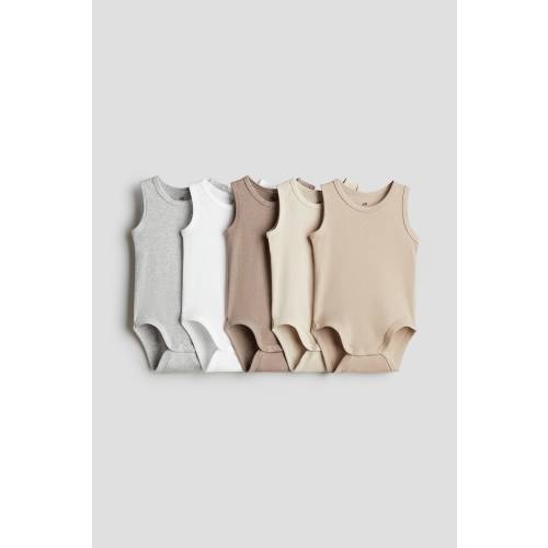 5-PACK COTTON BODYSUITS