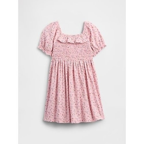 babyGap Smocked Puff Sleeve Dress | Gap Factory