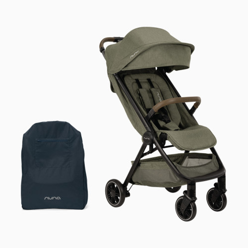 Nuna Nuna x Babylist TRVL Easy Fold Compact Stroller & Carry Bag - Pine