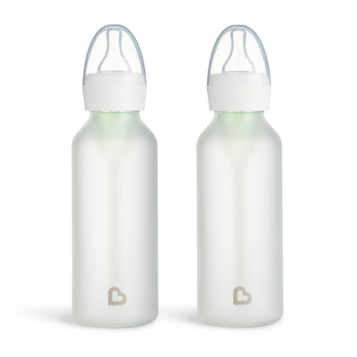 Bond™ Silicone Glass Bottle 4oz or 8oz, 2pk | Munchkin