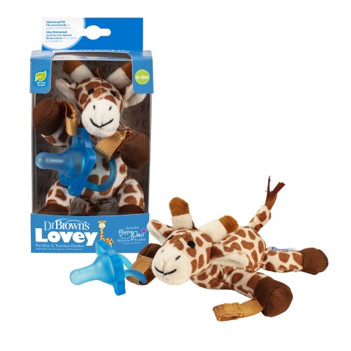 Dr. Brown's Lovey - Giraffe Pacifier & Teether Holder