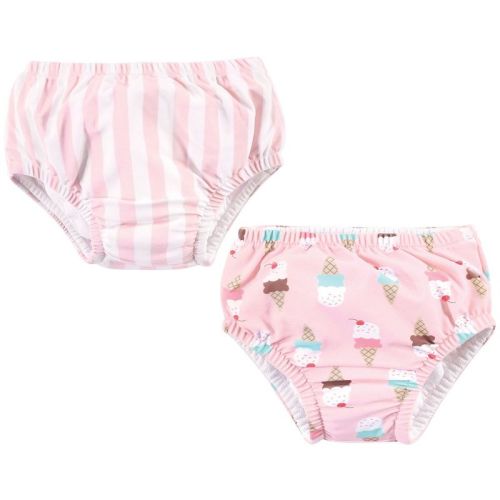 Hudson Baby Infant And Toddler Girl Swim Diapers, Ice Cream Cone, 6-12 Months