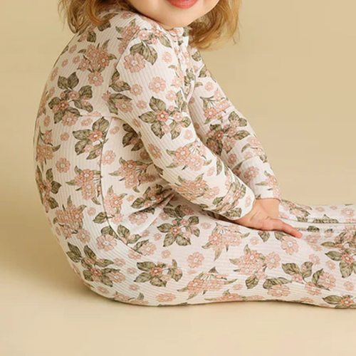 Floral Yellow Baby Convertible Sleeper | Aerwyna