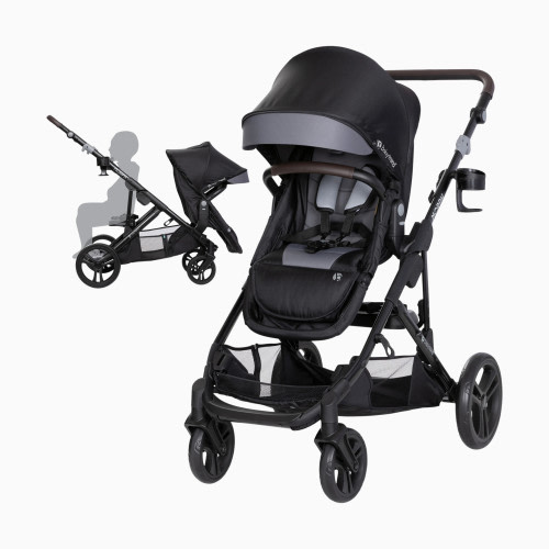 Morph Single to Double Modular Stroller - Dash Black