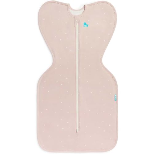 Love to Dream Swaddle UP, Baby Sleep Sack, Self-Soothing Swaddles for Newborns, Snug Fit Helps Calm Startle Reflex, New Born Essentials for Baby, 1.0 TOG, 8-13lbs, Powder Pink Twinkle
