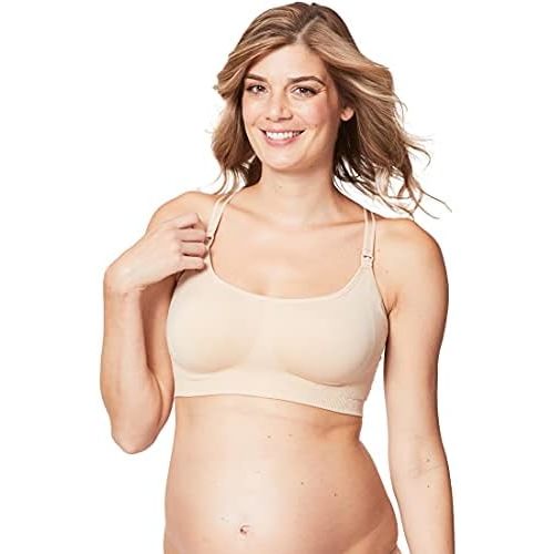 Cake Maternity Cotton Candy Wirefree Nursing Bra for Breastfeeding, Seamless Maternity Sleep Bra