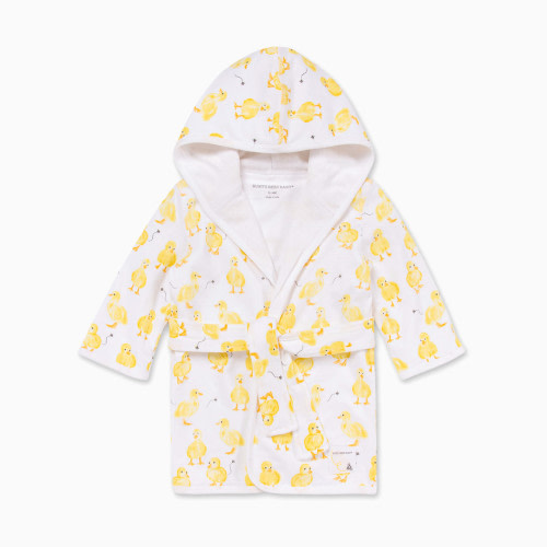 Burt's Bees Baby Infant Organic Hooded Robe - Little Ducks, 0-9 Months