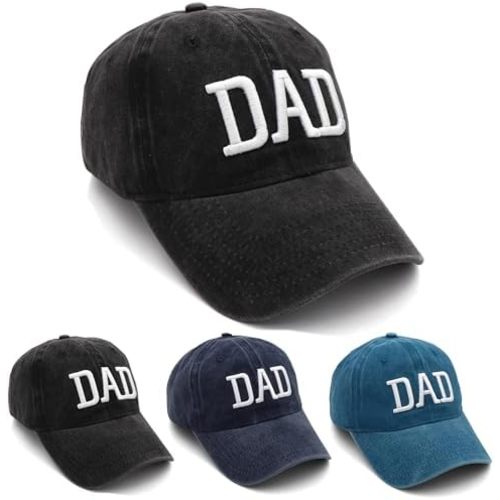 Dad Hats for Men- Fathers Day Birthday Gifts for Dad Husband Papa Him from Daughter Son Wife- Only Dad Baseball Cap