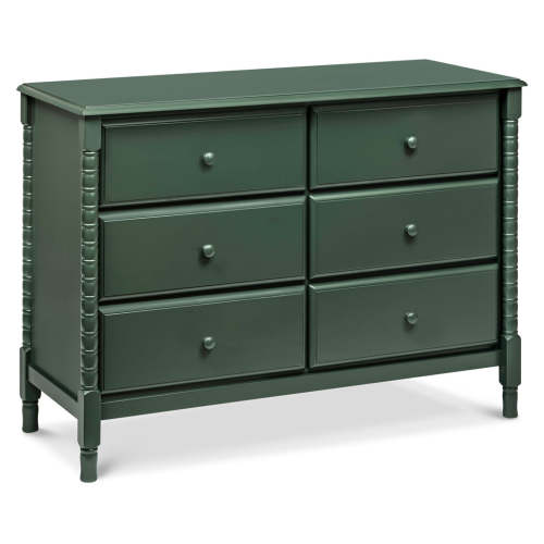 Jenny Lind Spindle 6-Drawer Dresser Ebony