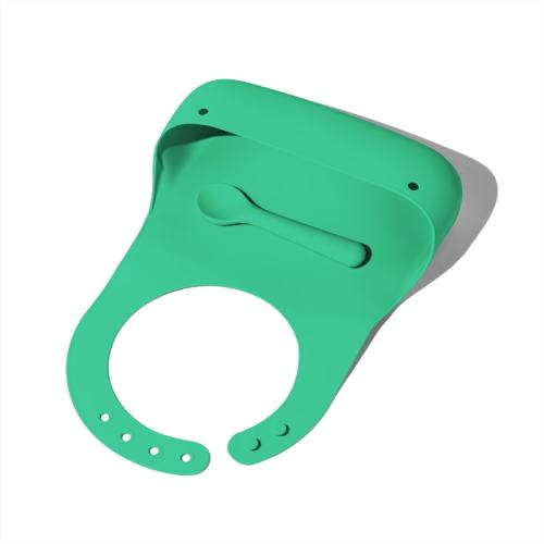 Roll & Go Silicone Bib + Spoon