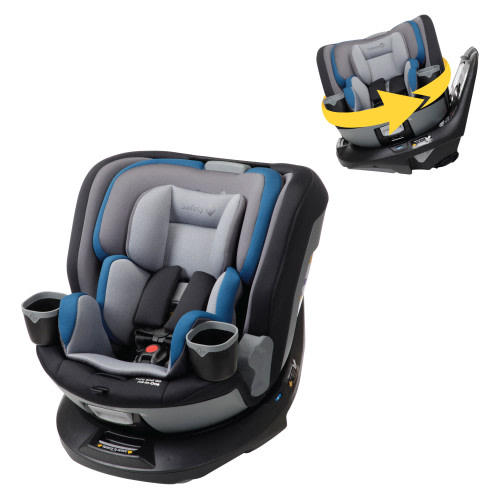 Free Shipping! Safety 1À¢·µó Turn and Go 360¬∞ Rotating All-in-One Convertible Car Seat, Commodore, Infant & Toddler, Unisex