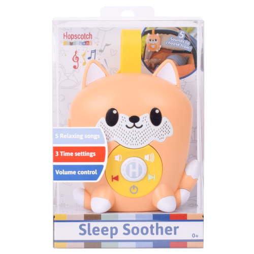 Hopscotch Lane Fox Soother, Orange - Baby and Toddler 0 Months+, Unisex