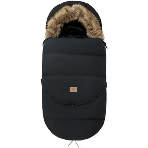 Baby Stroller Bunting Bags Stroller Footmuff Universal Sleeping Bag Winter Outdoor Hooded Bunting Bag Windproof and Water-Resistant Suitable Below 5 ℃