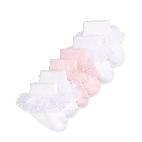 Baby Girls Lace Socks, Pack of 3, Created for Macy's